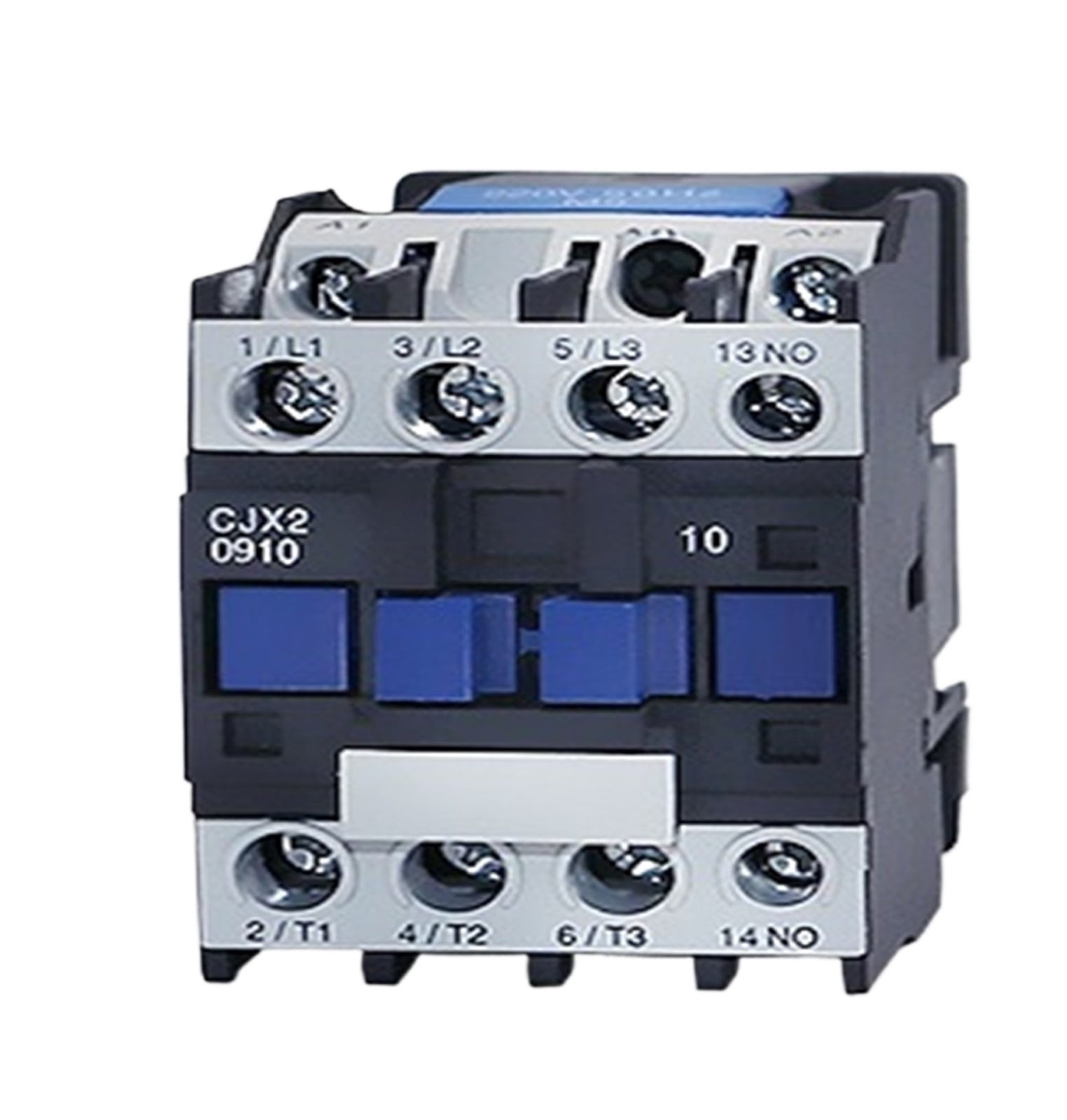 AC Contactor CJX2-0910 9A NO 3-Phase DIN Rail Mount Electric Power Contactor 220 ,Replace Most