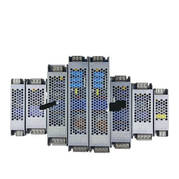 AC/DC 12V 24V Transformer 60W 100W 200W 300W 400W 500W LED Driver Power Supply Super Thin A/D Converter For LED Strip Light Bulb ,High Stability