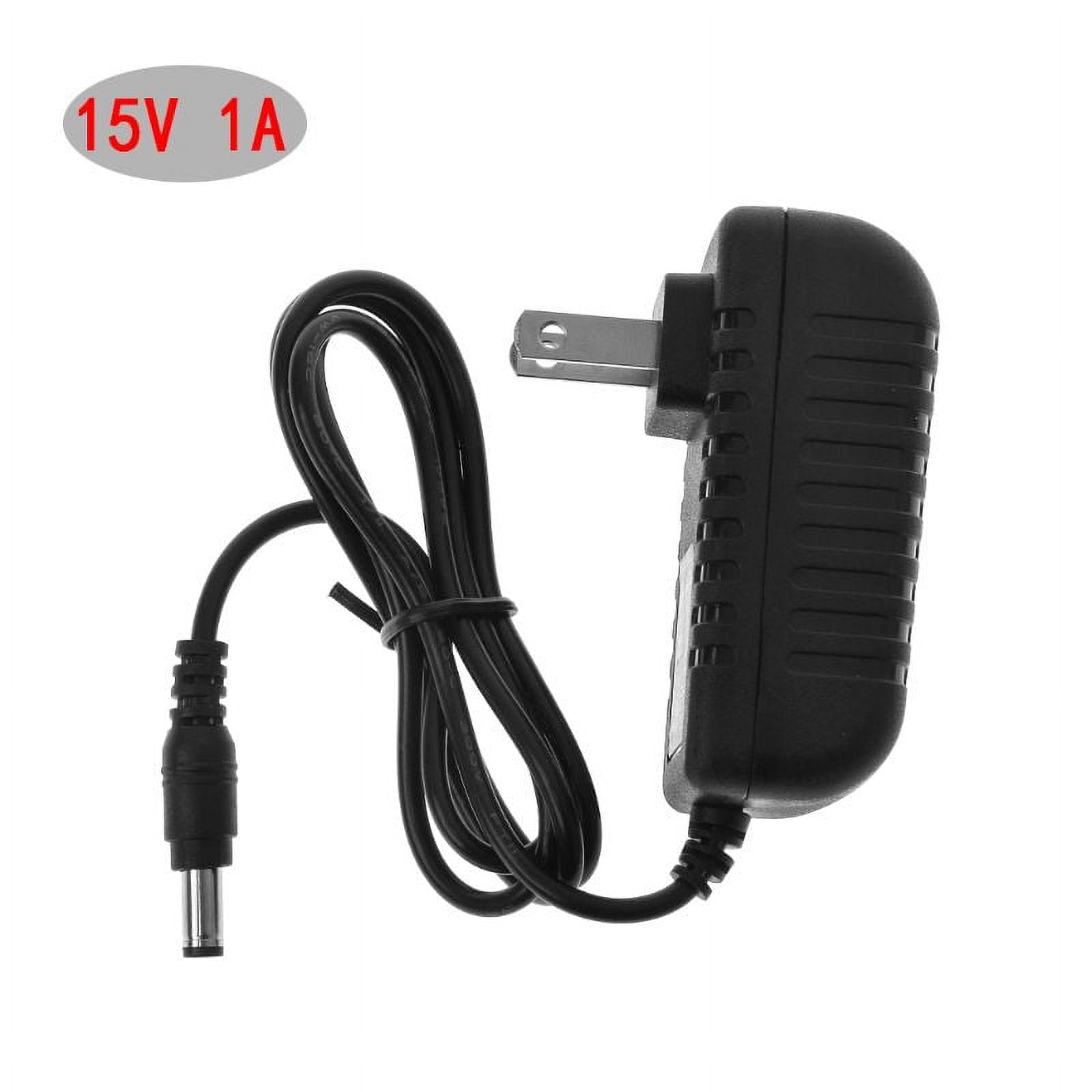 AC DC 15V 1A Wall Charger Power Adapter with Plug 5.5x2.5mm Transformer