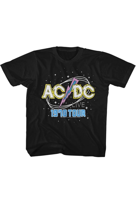 AC/DC 1978 Tour Black Toddler T-Shirt
