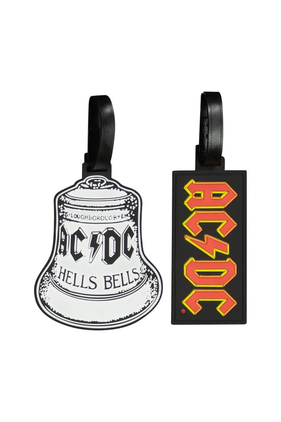 2-Piece Suitcase ID Tag Set with Adjustable Straps, Multi