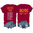 AC DC 2025 North American Tour T Shirt, AC DC 2025 Power Up Tour T