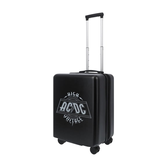 AC/DC 22.5 Inch Carry On Luggage, Hardshell Rolling Suitcase with Spinner Wheels, Black