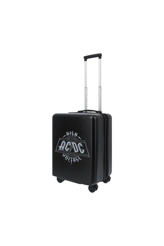 AC/DC 22.5 Inch Carry On Luggage, Hardshell Rolling Suitcase with Spinner Wheels, Black