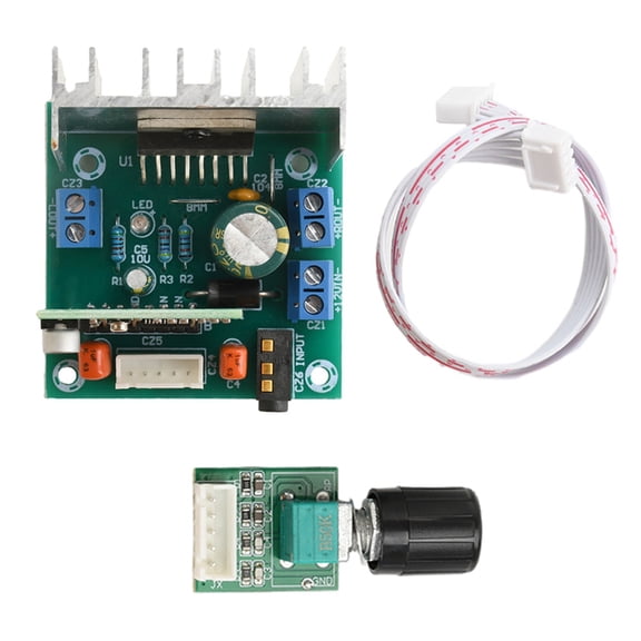 AC DC 7-12V Audio Power Amplifier Board TDA7297 Dual Channel Bluetooth 5.0 Class Amplifier Receiving Module 15W+15W