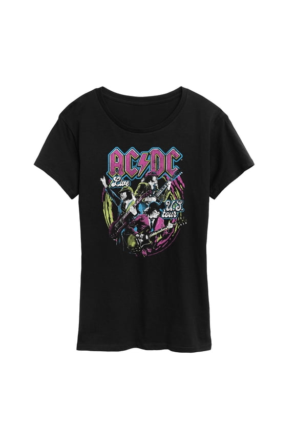 AC/DC - AC/DC Live - Women's Short Sleeve Graphic T-Shirt