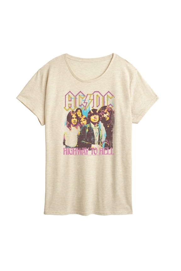AC/DC - AC/DC Painted Highway - Women's Short Sleeve Graphic T-Shirt