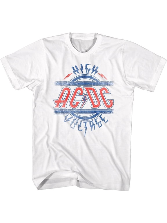AC/DC AC/DC RWB White Adult T-Shirt