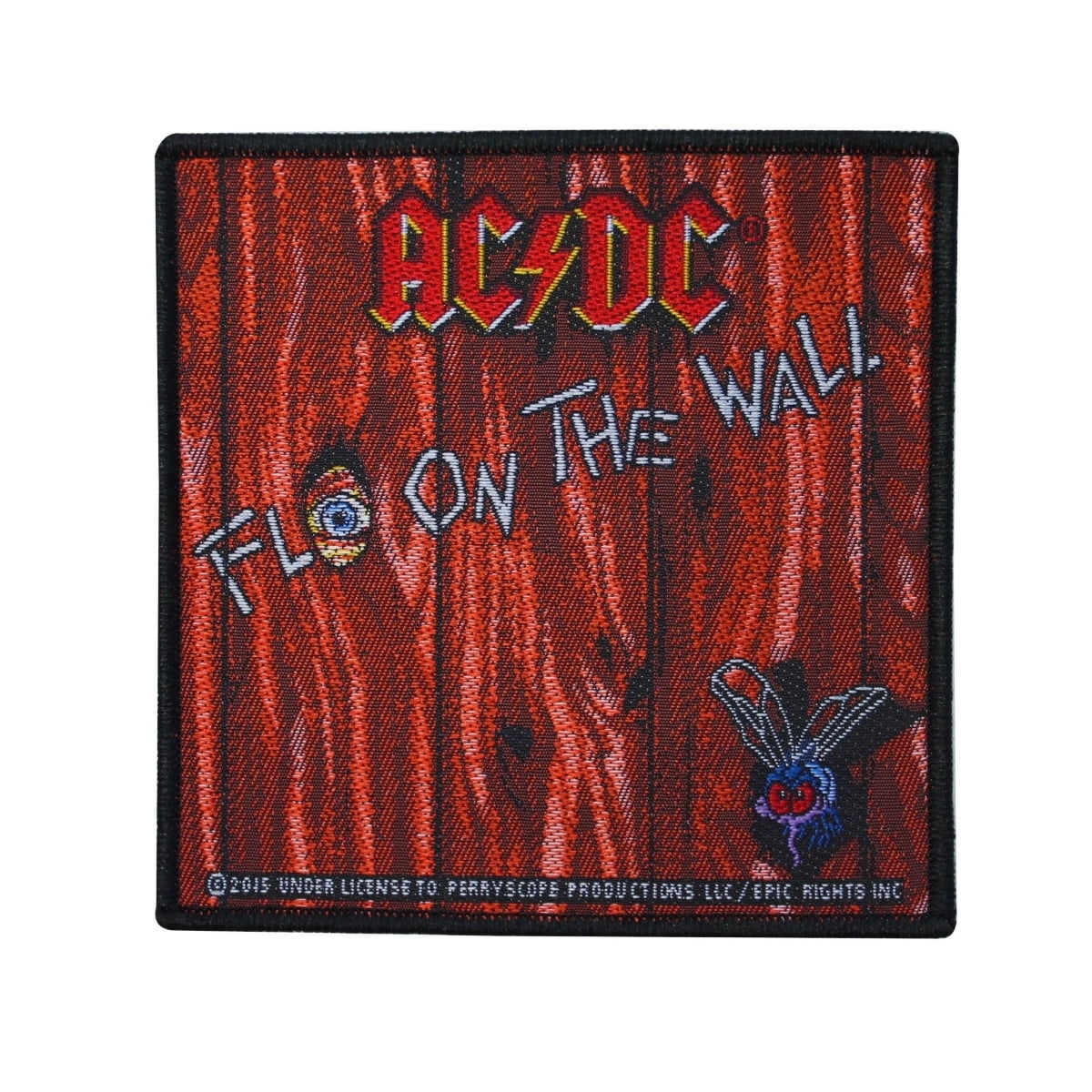 AC/DC Fly On The Wall Album Cover Official New Black Woven Patch (10cm ...