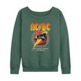 thumbnail image 1 of AC/DC - About To Rock - Women's French Terry Long Sleeve Pullover, 1 of 4