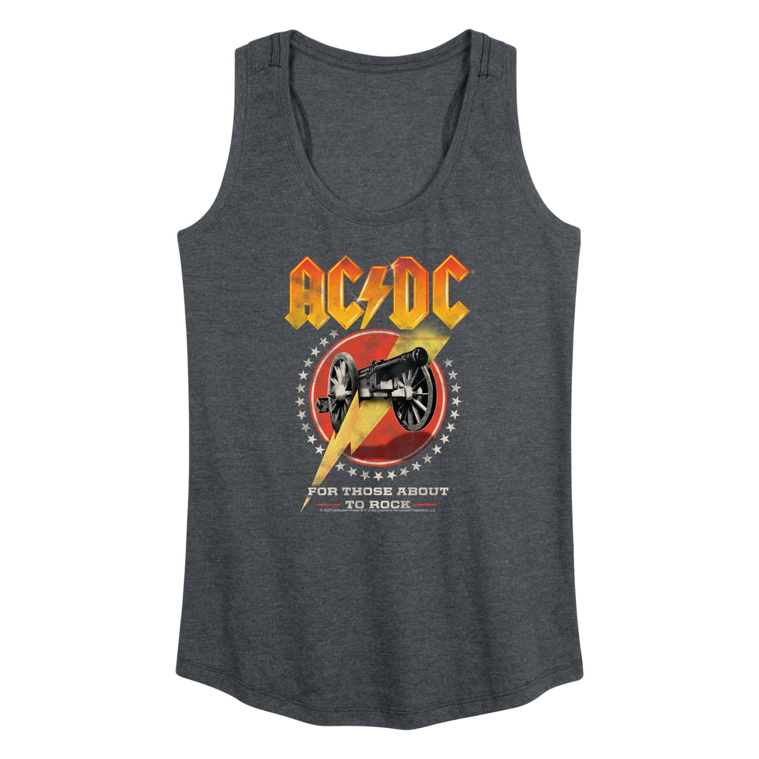 AC/DC - About To Rock - Women's Racerback Graphic Tank - Walmart.com