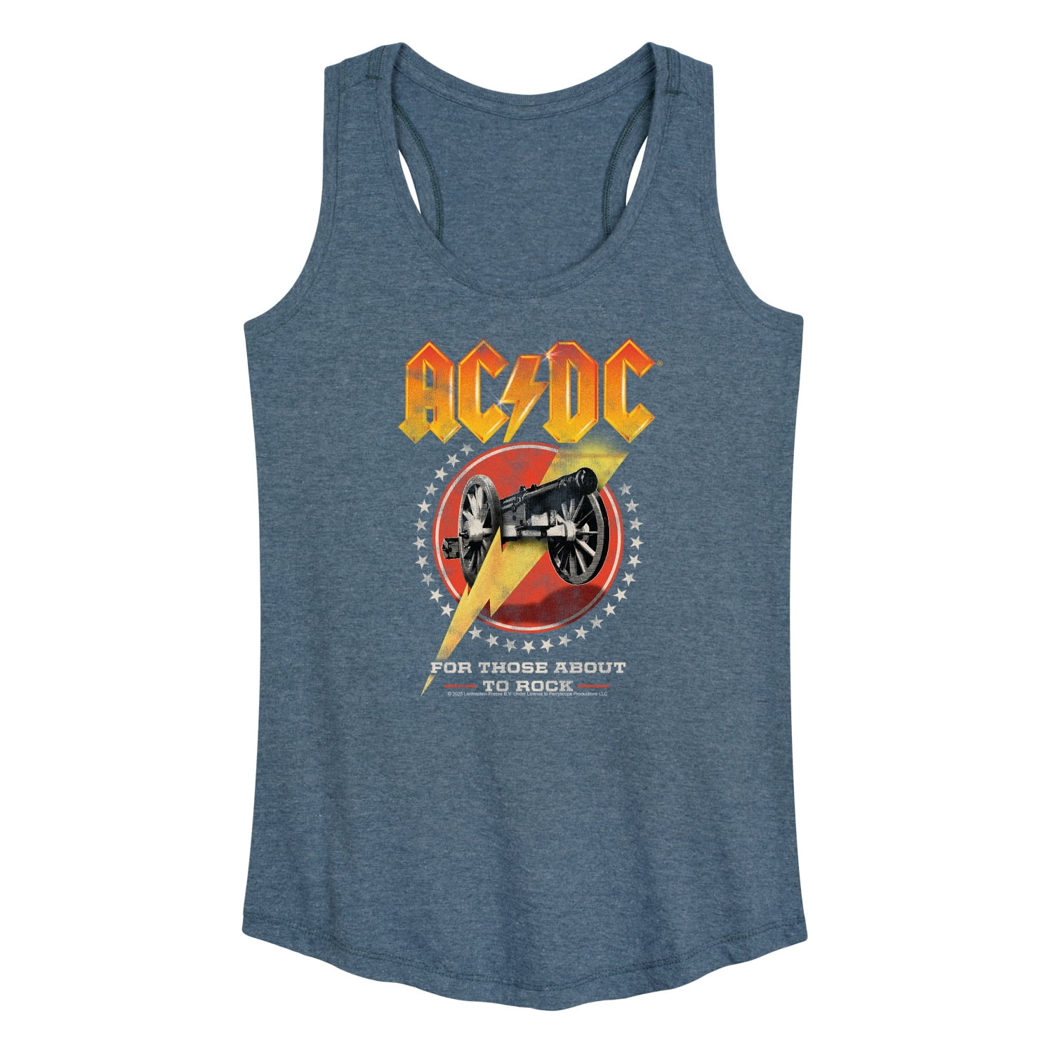 AC/DC - About To Rock - Women's Racerback Graphic Tank - Walmart.com