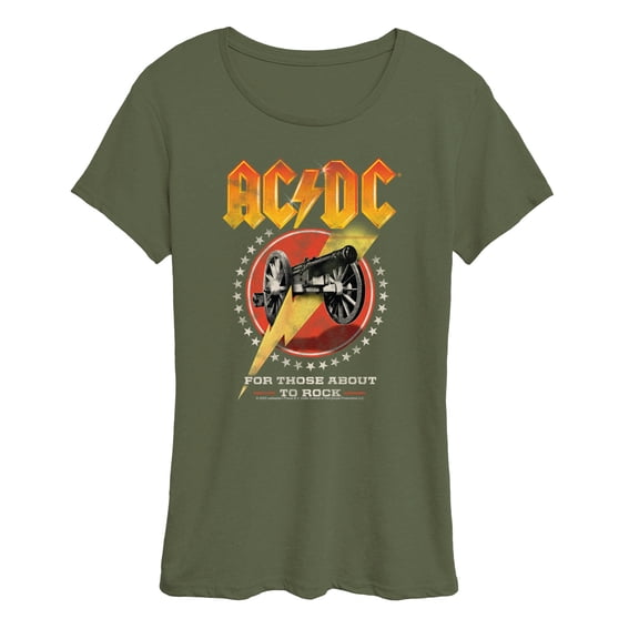 AC/DC - About To Rock - Women's Short Sleeve Graphic T-Shirt