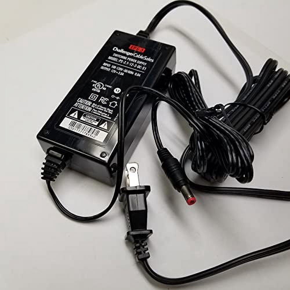 AC-DC Adapter 12VOLTS DC @ 3AMPS 2.1mm DC Power Plug Positive Center ...