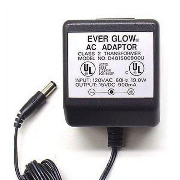 AC-DC Adapter 15VOLTS DC @ 900mA 2.1mm DC Power Plug