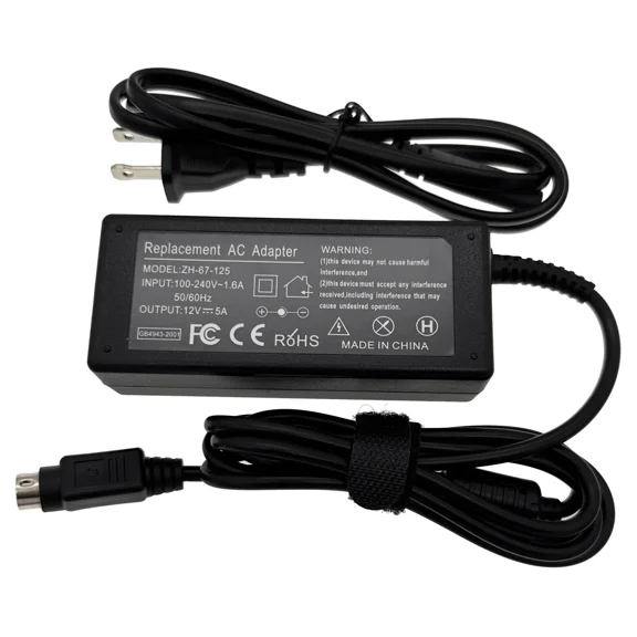 AC/DC Adapter 4-Pin Charger For Samsung ADP-4812 DVR Power Supply Cable Cord