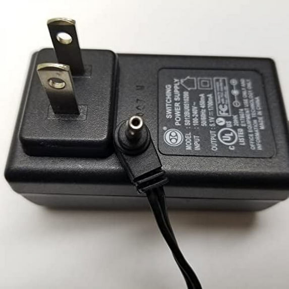 AC-DC Adapter 5.1VOLTS DC @1,700mA 1.3mm Right Angle DC Plug