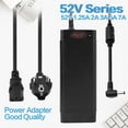 thumbnail image 1 of AC DC Adapter 52V 1.25A 2A 3A 4A 5A 6A 7A Power Supply  adapater DC 52V 60W 72W 100W 160W 200W 300W 360W Adapter For CCTV Camera, 1 of 6