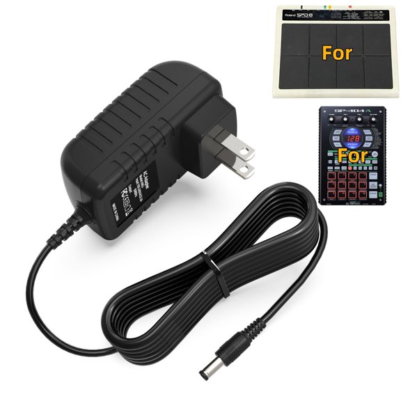 AC DC Adapter Compatible with SP-404/SX SP-404sx SPD-8 TD-4 VT-1 DC 9V Power Supply