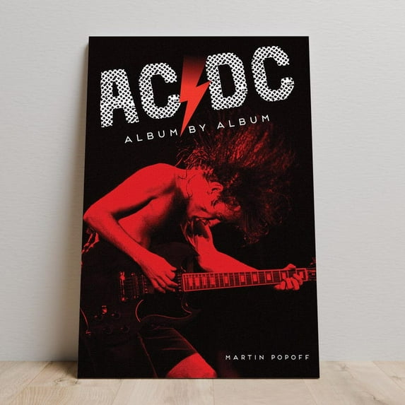 AC/DC Album by Album Guitar Performance Rock Band Wall Art Size 24x36 ...