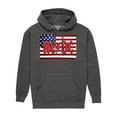 thumbnail image 1 of AC/DC - American Flag Logo - Men's Fleece Pullover Hoodie, 1 of 5