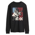 thumbnail image 1 of AC/DC - American Flag - Men's Long Sleeve Graphic T-Shirt, 1 of 3