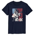 thumbnail image 1 of AC/DC - American Flag - Men's Short Sleeve Graphic T-Shirt, 1 of 4
