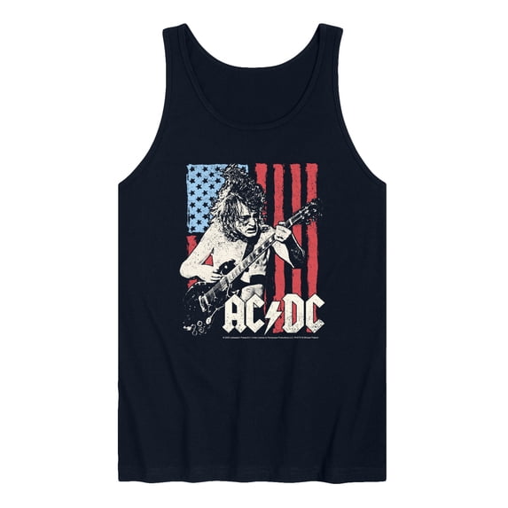 AC/DC - American Flag - Men's Sleeveless Graphic Tank