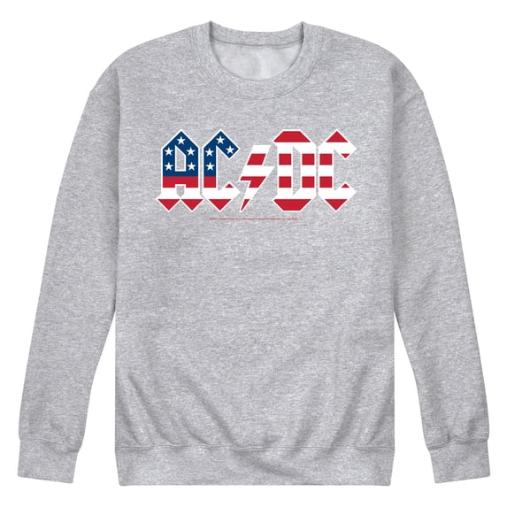 AC/DC - Americana Logo - Men's Crew Fleece Sweatshirt