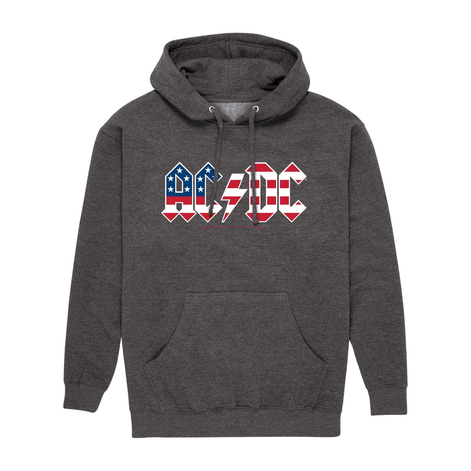 AC/DC - Americana Logo - Men's Fleece Pullover Hoodie - Walmart.com