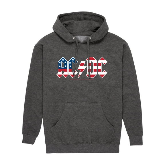 AC/DC - Americana Logo - Men's Fleece Pullover Hoodie