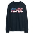 thumbnail image 1 of AC/DC - Americana Logo - Men's Long Sleeve Graphic T-Shirt, 1 of 3
