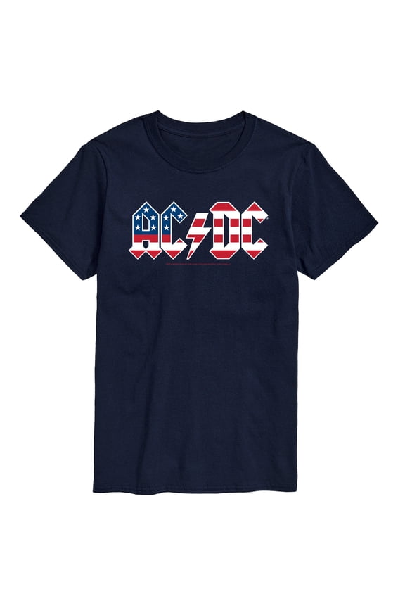 AC/DC - Americana Logo - Men's Short Sleeve Graphic T-Shirt