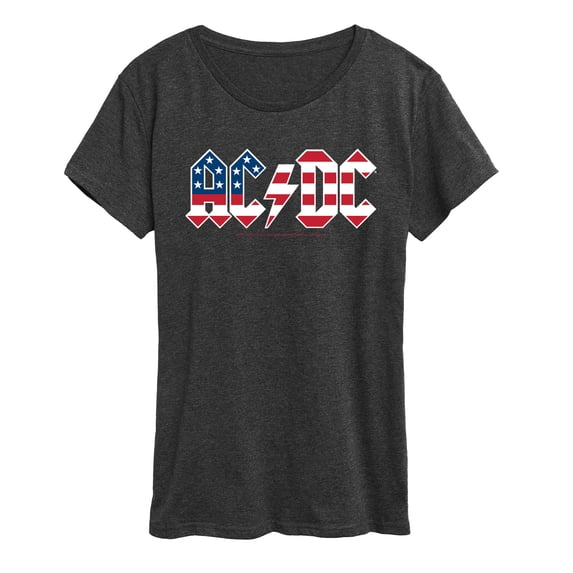 AC/DC - Americana Logo - Women's Short Sleeve Graphic T-Shirt