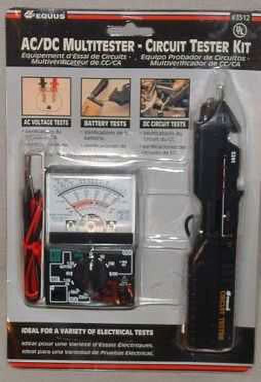 AC / DC Analog Multitester Plus Circuit Tester Kit 3512