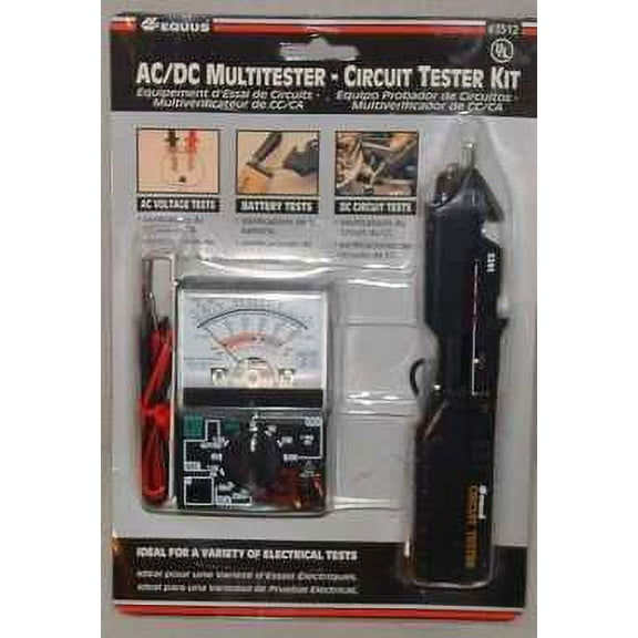 AC / DC Analog Multitester Plus Circuit Tester Kit 3512