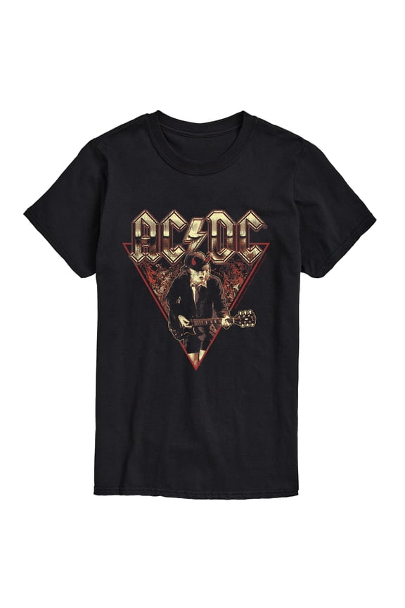 - Angus Flames - Men's Short Sleeve Graphic T-Shirt