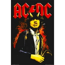 AC/DC Angus - Non-Flocked Blacklight Poster 24" x 36"