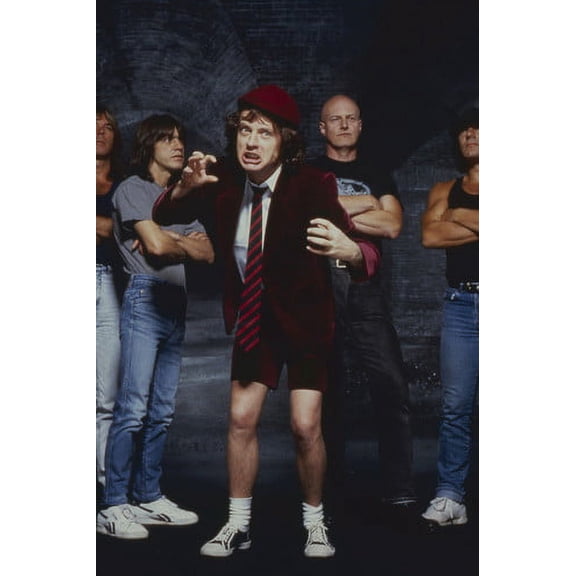 AC/DC Angus Young and the band classic 1980's pose 24x36 Poster