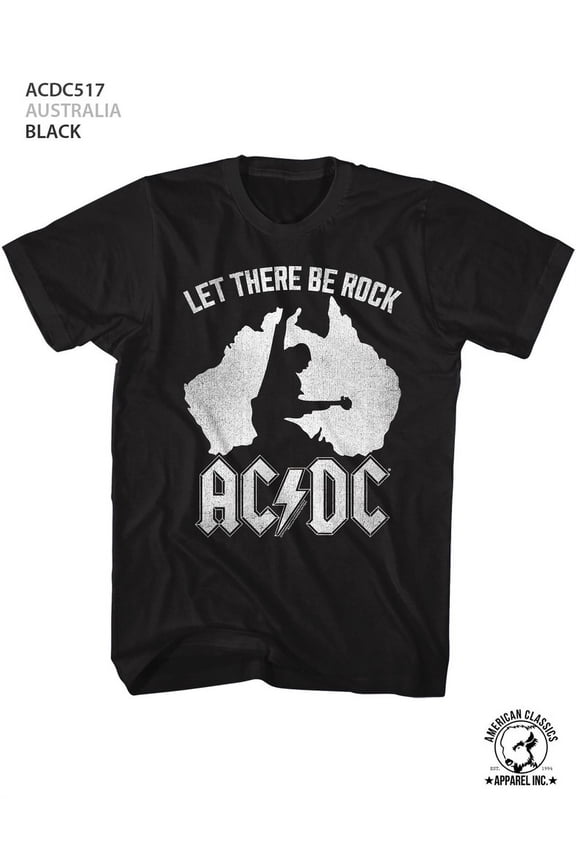 AC/DC Australia Black Adult T-Shirt
