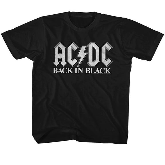 AC/DC Back In Black 2 Black Toddler T-Shirt