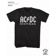 AC/DC Back In Black Black Adult T-Shirt