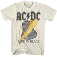 thumbnail image 1 of AC/DC Back In Black Hell Bell Natural Adult T-Shirt Xl, 1 of 2