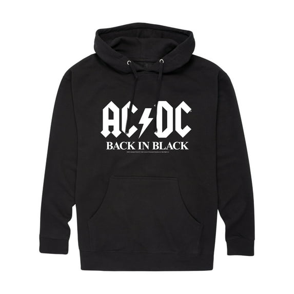 AC/DC - Back In Black - Men's Fleece Pullover Hoodie