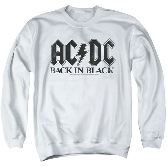 AC/DC Back In Black Unisex Adult Pull-Over Sweatshirt