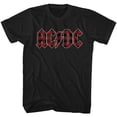 thumbnail image 1 of AC/DC Back In Plaid Black Adult T-Shirt Lt, 1 of 2