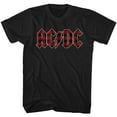 thumbnail image 1 of AC/DC Back In Plaid Black Adult T-Shirt, 1 of 2