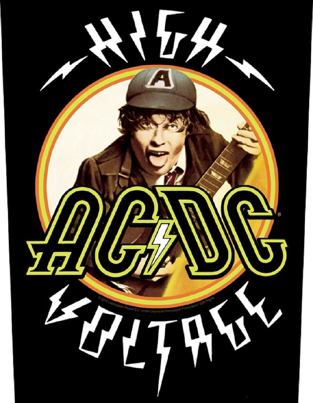 AC/DC High Voltage Back Patch - Walmart.com