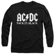 AC/DC Back In Black T-Shirt Unisex Adulto - Maglietta Nera In Cotone, Taglie Forti XXXL, Licenza Ufficiale - 2