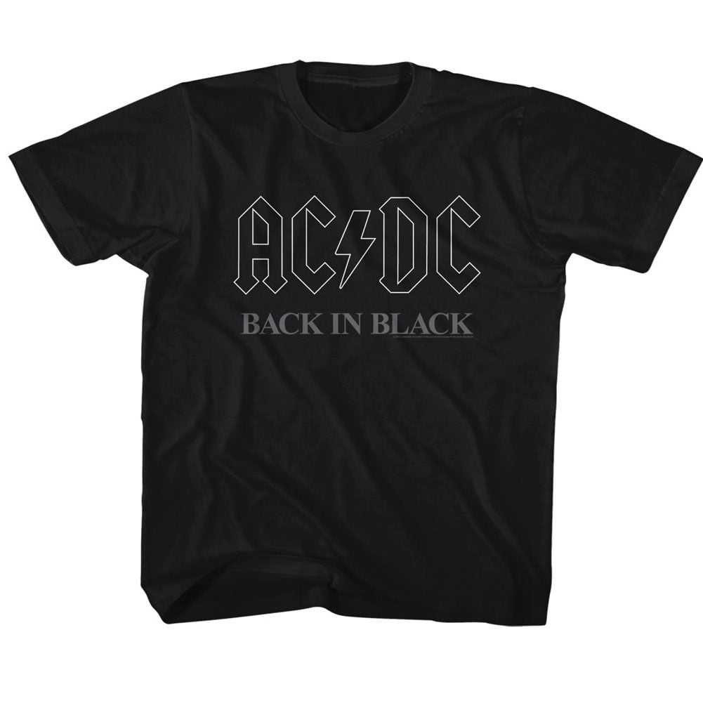 AC/DC Backinblack3 Black Toddler T-Shirt 3T - Walmart.com